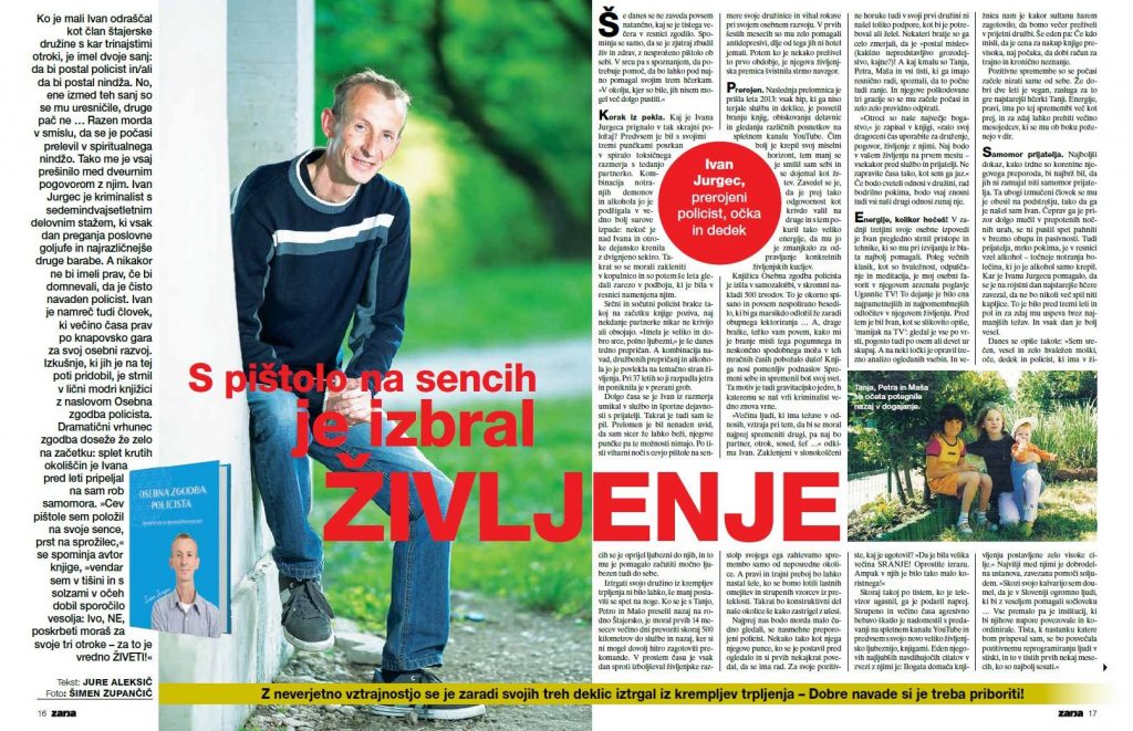 Članek v reviji Zarja - Ivan Jurgec